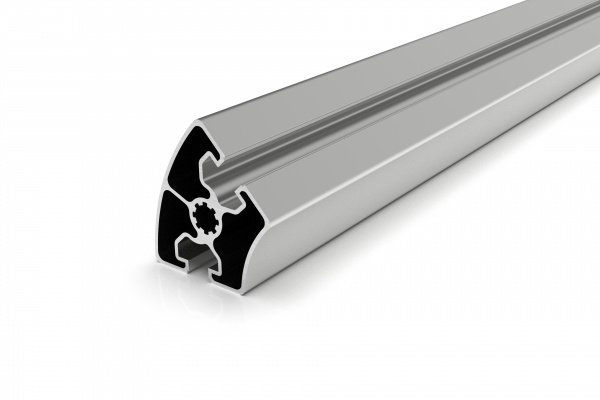 Aluminium profile R45-45° Groove 10 B-type